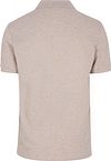 Profuomo Piqué Polo Shirt Beige Product / Achterkant
