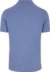 Profuomo Polo Piqué Mélangé Bleu Product / Achterkant