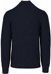 R2 Pullover Halfzip Weave Structure Taupe Product / Achterkant