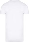 Slater 2-pack elastyczne T-Shirt z dekoltem w serek Biały Product / Achterkant