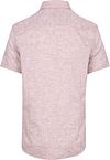 State of Art camicia a maniche corte a righe strutturate bordeaux Product / Achterkant