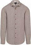 State Of Art Overhemd Herringbone Bruin 21126227-8991 kopen | Suitable