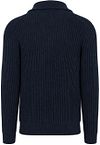 Suitable Half Zip Pull Sailor Wool Blend Marine