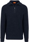 Suitable Half Zip Pullover Sailor Wool Blend Navy kaufen | PU-SAIL-STBL-26.01 | Suitable