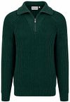 Suitable Half Zip Trui Sailor Wool Blend Donkergroen PU-SAIL-STBL-26.02 kopen | Suitable
