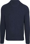 Suitable Lammwolle Pullover Rundhals Navy Product / Achterkant