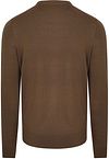 Suitable Merino Genser Taupe Product / Achterkant