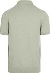 Suitable Polo in maglia pesante Raw verde chiaro Product / Achterkant