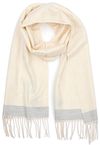 Suitable Sciarpa Bianco sporco SC-SOFTFEEL-STBL-25.02
