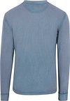 Superdry Pullover Henley Textured Blue Product / Achterkant