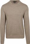 Køb Tommy Hilfiger Pullover i Bomuld Kashmir Taupe MW0MW28046-HI3 | Suitable