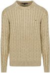 Tommy Hilfiger Tröja Cable Sandalwood MW0MW39524-RBT