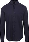Suitable Knitted Pique Overhemd Navy Model / Voorkant