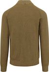 Blue Industry Strickjacke Kaki Product / Achterkant