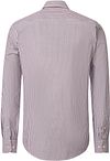 Casa Moda Overhemd Strepen Burgundy Product / Achterkant