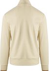 Fred Perry Half Zip Trui Ecru Product / Achterkant
