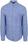 Gant Hemd Leinen Blau kaufen | 3250082-407 | Suitable