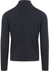 Jersey de cuello alto Suitable Cable en azul marino Product / Achterkant