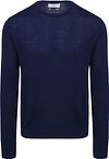 KING Essentials Le John Pullover en Mérinos Marine KM111030001-B025T