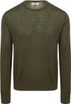 King Essentials The John Pullover Merino Army Groen KM111030001-G010T kopen | Suitable