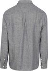 Sobrecamisa de lino KnowledgeCotton Apparel Vintage Indigo Product / Achterkant