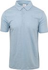 KnowledgeCotton Apparel Polo Shirt Linen Light Blue order online | 1020001-1377 Airy Blue | Suitable Norway
