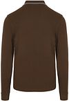 Koszulka polo Fred Perry z długim rękawem w kolorze brązowym 49A Product / Achterkant