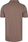 Koszulka polo Suitable Silky w kolorze brązowym Product / Achterkant