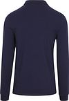 Lyle and Scott Langarm-Polohemd Navy Product / Achterkant