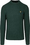 Lyle & Scott Cable Pullover Vert Foncé KN2115V-W507 commander en ligne | Suitable