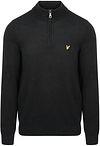 Lyle & Scott Halvveis Glidelåsgenser Svart KN2331V-Z865
