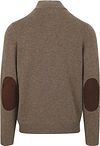 Maglione Barbour Mocker in lana taupe Product / Achterkant