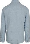Marc O'Polo Shirt Linen Light Blue  Product / Achterkant