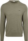 Køb McGregor Strik Cotton Cashmere Olivine  | Suitable