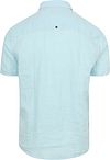 No Excess Short Sleeve Hemd Leinen Hellblau Product / Achterkant