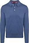 NZA Långärmad Knitted Polo Blå