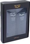 PME Legend Basic T-Shirt 2-Pack de cuello redondo en color navy Verpakking