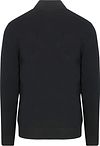 Pullover Profuomo Half Zip Luxury en azul marino Product / Achterkant