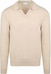 Profuomo Longsleeve Polo Shirt Wool Blend Sand order online | PPWJ30022A-F5 | Suitable Slovakia