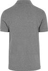 Profuomo Piqué Poloshirt Melange Grå Product / Achterkant