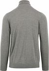 Profuomo Pull Col Roulé Merino Vert Product / Achterkant