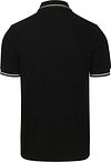 Fred Perry Polo Twin Tipped M3600 schwarz W54 Product / Achterkant