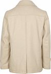 Suitable Coat Caban Wol Blend Ecru Product / Achterkant