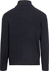 Suitable jersey de cuello alto con trenzado en azul marino Product / Achterkant