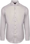 Koszula Suitable Jacquard Luxe slim fit w kolorze beż Product