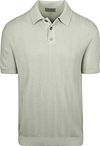Suitable Strikket Jacquard Polo Lysegrønn PO-BUT-JACQ-CO/VISC-26.02 FCD 16264 Mid Green