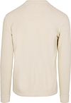 Superdry Pull Henley Texturé Écru Product / Achterkant