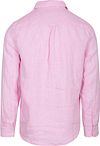 Superdry skjorte Riviera Linen Classic Rosa