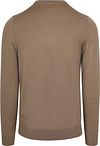 Sweter Suitable Crew Zip Merino w kolorze taupe Product / Achterkant