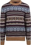 Tommy Hilfiger Fairisle Trui Print Camel MW0MW37026-0HD kopen | Suitable